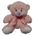 P08-Urso Pelúcia Rosa 25cm