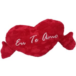 Coração de Pelúcia "Eu Te Amo"