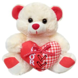 Urso Pelúcia Coração Amor 20cm